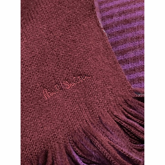 未使用タグ付き Paul Smith ポールスミス マフラー ウール