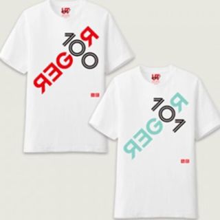 ユニクロ(UNIQLO)の2枚セット フェデラー Tシャツ ユニクロ(Tシャツ/カットソー(半袖/袖なし))