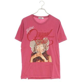 ヒステリックグラマー(HYSTERIC GLAMOUR)のヒステリックグラマー 0212CT23 ORIGINAL FAKE ガールプリント カウズTシャツ メンズ M(Tシャツ/カットソー(半袖/袖なし))