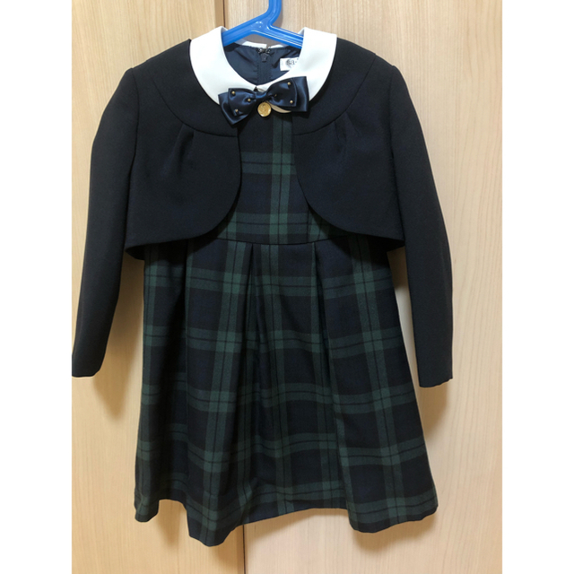 美品sakura サクラ フォーマルスーツ入学式卒園式115cm キッズ/ベビー/マタニティのキッズ服女の子用(90cm~)(ドレス/フォーマル)の商品写真