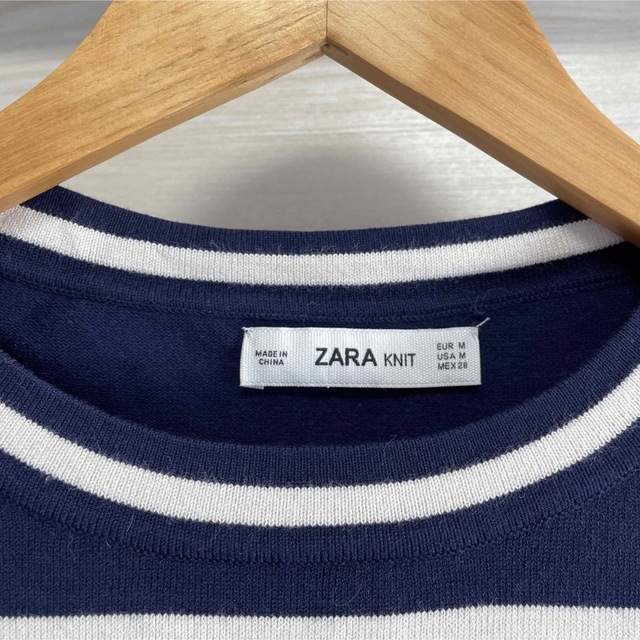 ZARA(ザラ)のZARA★ボーダーカットソー レディースのトップス(カットソー(半袖/袖なし))の商品写真