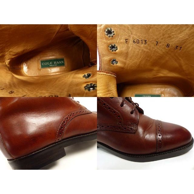 Cole Haan(コールハーン)のイタリア製 COLE HAAN / コールハーン レースアップブーツ24cm レディースの靴/シューズ(ブーツ)の商品写真