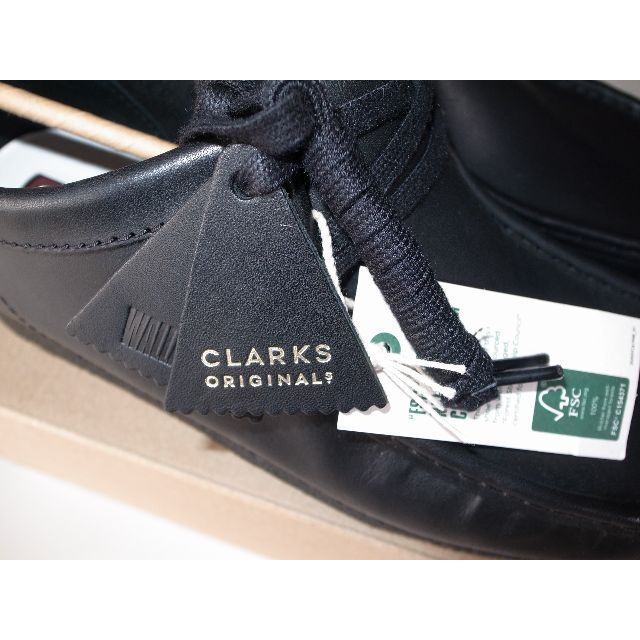 Clarks(クラークス)のクラークス WALLABEE ワラビー black UK9 27cm レザー メンズの靴/シューズ(ブーツ)の商品写真