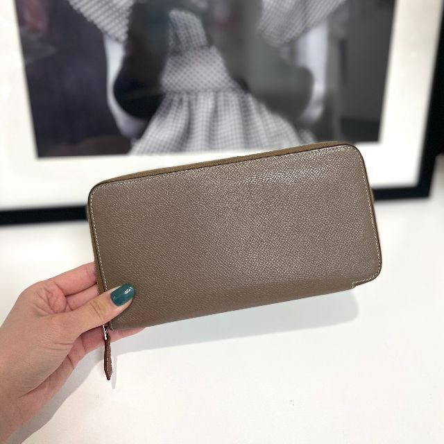 メーカー包装済】 エルメスアザップロングシルクイン長財布