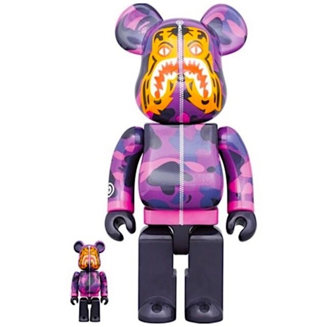 MEDICOM TOY(メディコムトイ)のtemper様専用 BE@RBRICK BAPE(R) CAMO TIGER エンタメ/ホビーのフィギュア(その他)の商品写真