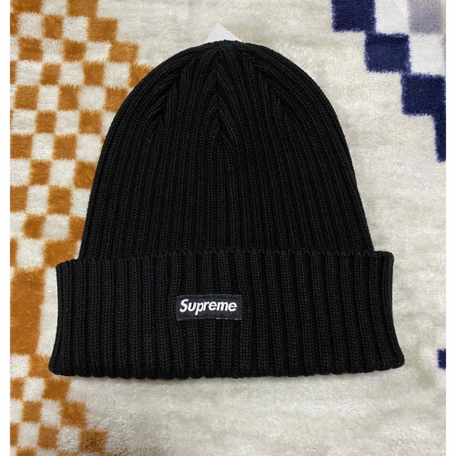 Supreme(シュプリーム)のSupreme Overdyed Beanie ビーニー ニットキャップ 黒 メンズの帽子(ニット帽/ビーニー)の商品写真