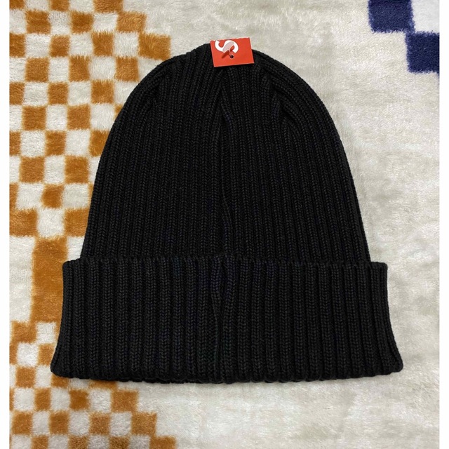 Supreme(シュプリーム)のSupreme Overdyed Beanie ビーニー ニットキャップ 黒 メンズの帽子(ニット帽/ビーニー)の商品写真