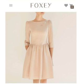 フォクシー(FOXEY)のFOXEY　ワンピース 38(ひざ丈ワンピース)