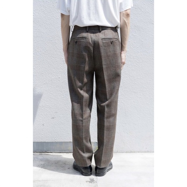 stein(シュタイン)のStein WIDE TAPERED TROUSERS グレンチェック メンズのパンツ(スラックス)の商品写真