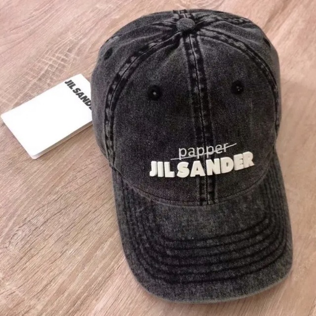 色移り有り ジルサンダー jil sander ロゴ キャップ - 通販