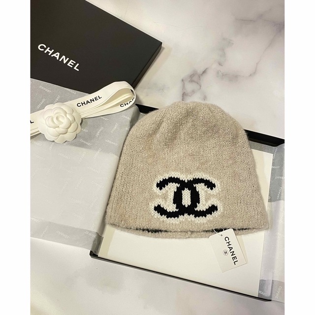 誕生日プレゼント CHANEL ニット帽 CHANEL - ニット帽+ビーニー - lpdc