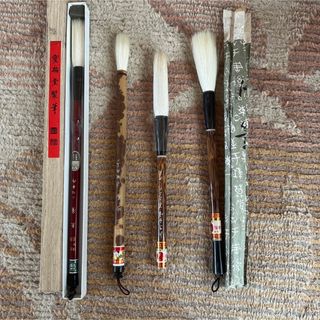 書道 筆 4本セット 一心堂の通販 by こあら's shop|ラクマ