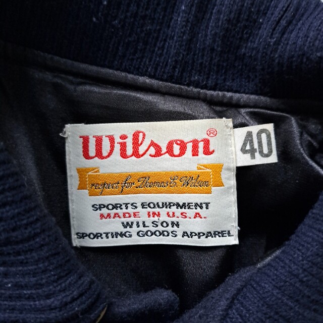 wilson(ウィルソン)のUSA製 Wilson ウイルソン ボタン スタジャン メンズのジャケット/アウター(スタジャン)の商品写真