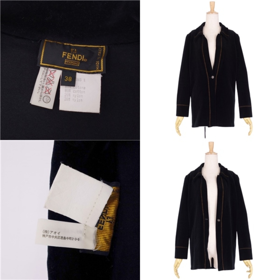 FENDI - 美品 Vintage フェンディ FENDI ジャケット ベロア FENDI - 美品 Vintage フェンディ FENDI ジャケット ベロア