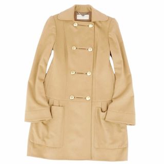 ステラマッカートニー(Stella McCartney)のステラマッカートニー STELLA McCARTNEY コート ロングコート ダブルブレスト ウール カシミヤ アウター レディース 40(M相当) ブラウン(その他)