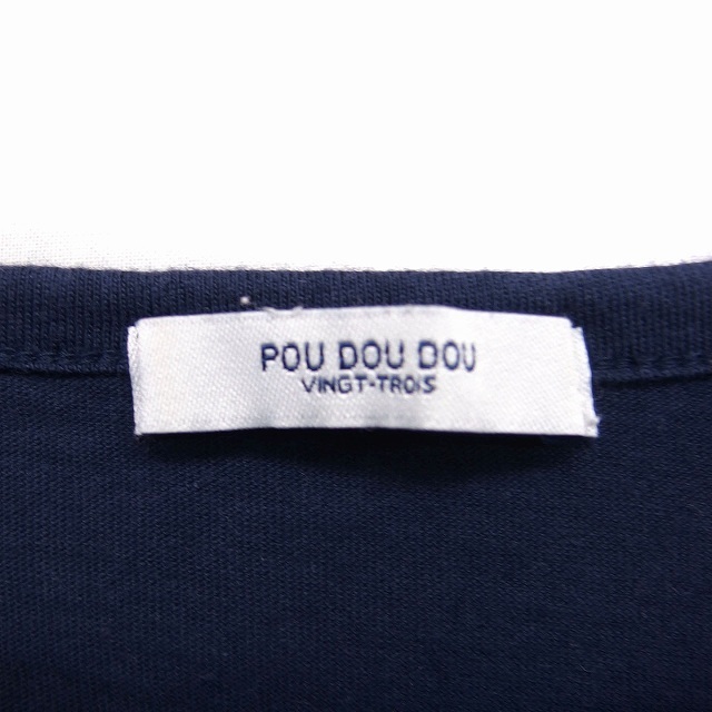 POU DOU DOU(プードゥドゥ)のプードゥドゥ POU DOU DOU カットソー Tシャツ 長袖 花柄ビスチェ レディースのトップス(カットソー(長袖/七分))の商品写真