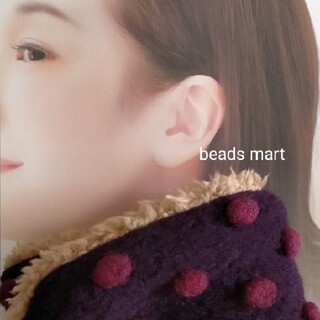 ｢送料SALE｣beads martハンドメイドマフラードット 水玉 PL×CA(マフラー/ストール)