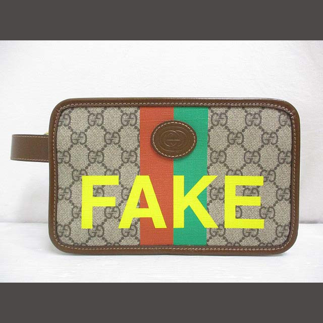 注目ショップ Gucci - グッチ GUCCI 636243 FAKE/NOT GG セカンド