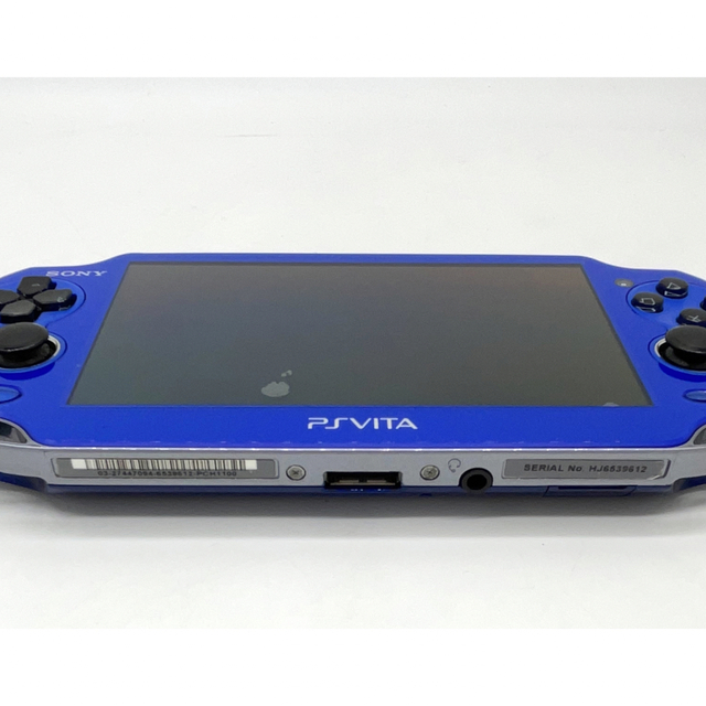 PlayStation Vita(プレイステーションヴィータ)のPSVita 3 サファイアブルー 限定版 (PCH1100 AB04)【美品】 エンタメ/ホビーのゲームソフト/ゲーム機本体(家庭用ゲーム機本体)の商品写真