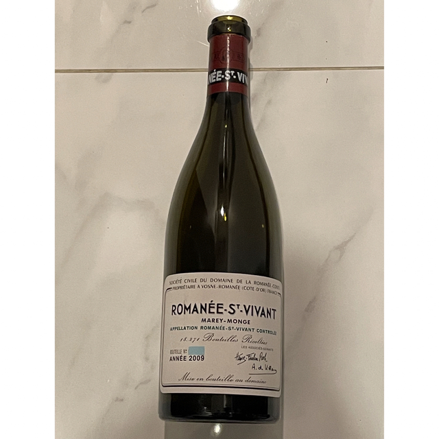 Romanee St.Vivant (DRC) 2009年 空瓶 食品/飲料/酒の酒(ワイン)の商品写真