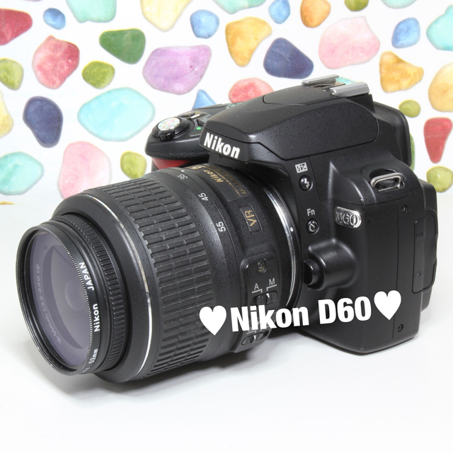 ♥︎◇NIKON D60 ◇迷ったらこのカメラ♪ ◇スマホ転送OK♪コンデション