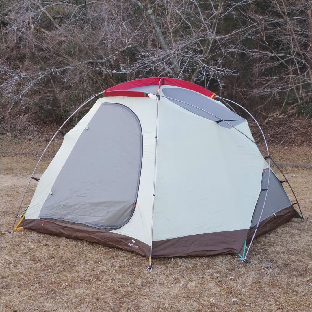 美品 廃番 スノーピーク snowpeak ランドブリーズ ６ SD-606 インナーマット TM-106 セット ドーム型 テント ファミリー  キャンプ アウトドア