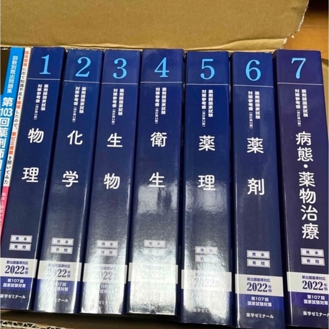 rina薬剤師国家試験　青本　2022年版　 全7冊セットまとめ売り