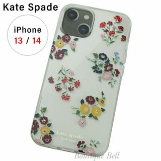 ケイトスペードニューヨーク(kate spade new york)の【KateSpade】ケイトスペード フラワーブーケiPhone13/14ケース(iPhoneケース)