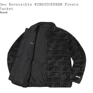 シュプリーム(Supreme)のGeo Reversible WINDSTOPPER Fleece Jacket(ダウンジャケット)