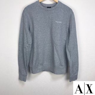 アルマーニエクスチェンジ(ARMANI EXCHANGE)の美品 アルマーニエクスチェンジ 長袖スウェット グレー サイズM(スウェット)