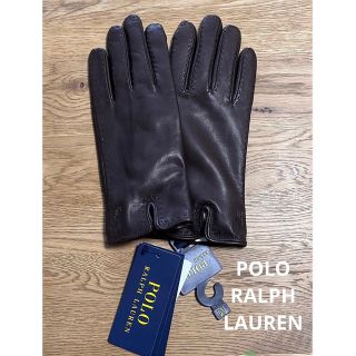 ポロラルフローレン(POLO RALPH LAUREN)のPOLO ラルフローレン　手袋　本革　米国購入　新品タグ付(手袋)