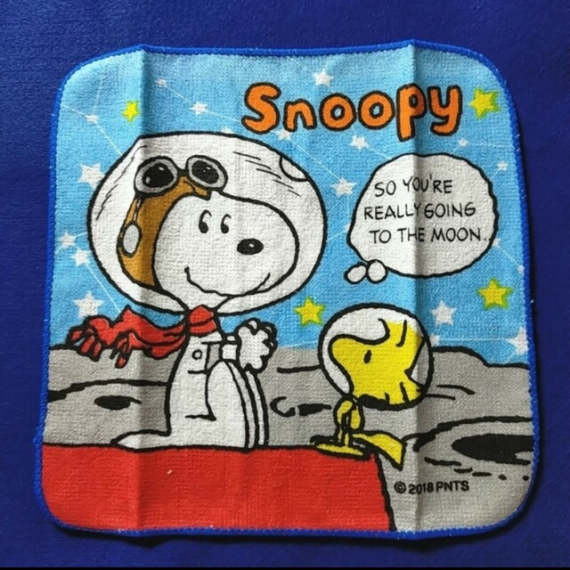 SNOOPY(スヌーピー)の【rteruchans様専用】スヌーピー　ミニタオルと靴下セット　フェイス　宇宙 エンタメ/ホビーのおもちゃ/ぬいぐるみ(キャラクターグッズ)の商品写真