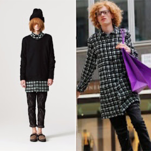 柔らかい SHAREEF DOUBLE JQ CHECK SHIRTS COAT ミント - 通販 - www