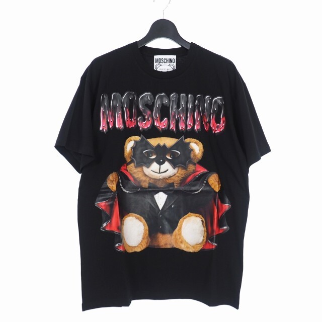 モスキーノ MOSCHINO 20SS バッド テディベア プリント Tシャツ