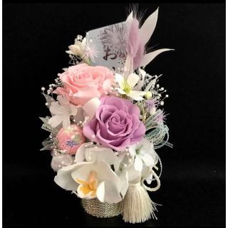 daiskiyo様専用《お供え》お悔やみの花　プリザーブドフラワー仏花　ケース入(プリザーブドフラワー)