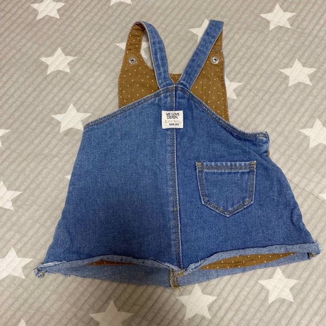 ZARA KIDS(ザラキッズ)のジャンバースカート　ZARAベビー キッズ/ベビー/マタニティのベビー服(~85cm)(ワンピース)の商品写真