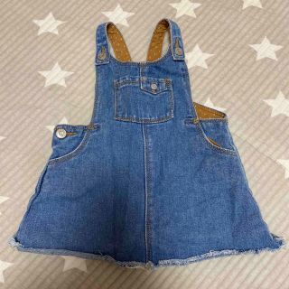 ザラキッズ(ZARA KIDS)のジャンバースカート　ZARAベビー(ワンピース)