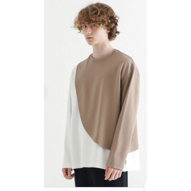 CULLNI DIAGONAL LAYERD PO - Tシャツ/カットソー(七分/長袖)