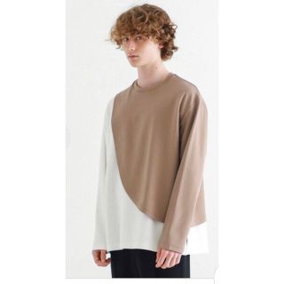 ステュディオス(STUDIOUS)のCULLNI DIAGONAL LAYERD PO(Tシャツ/カットソー(七分/長袖))