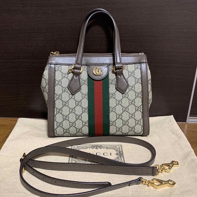 Gucci - <値下げ>【美品】【GUCCI】オフィディア GG スモール トート