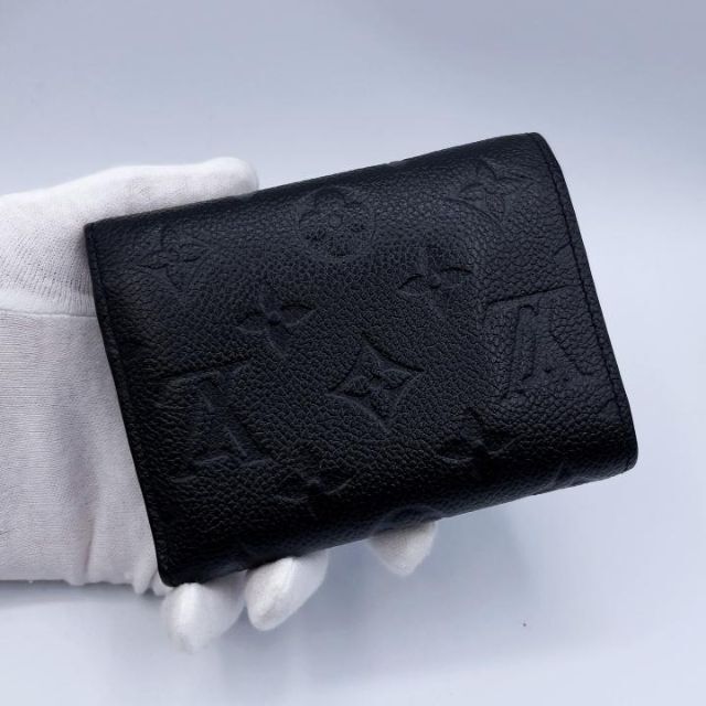LOUIS VUITTON(ルイヴィトン)のスマートに使える♪　ヴィトン財布　ヴィクトリーヌ　モノグラムアンプラント　黒 レディースのファッション小物(財布)の商品写真