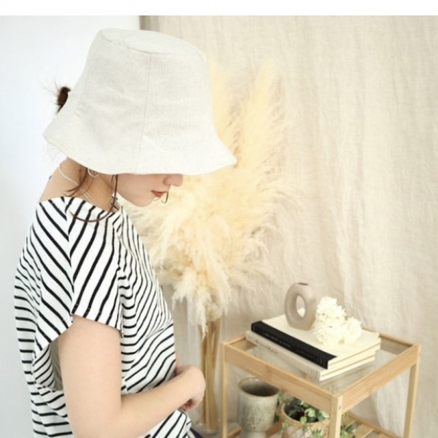 しまむら(シマムラ)のterawear emu 麻混　チューリップハット レディースの帽子(ハット)の商品写真