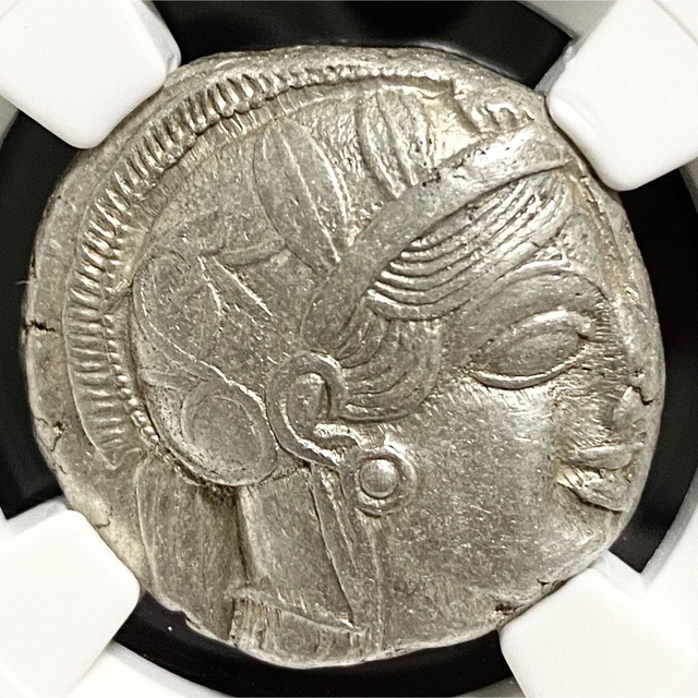 440-404年 古代 ギリシャ アテナ NGC 銀貨 アンティーク コイン