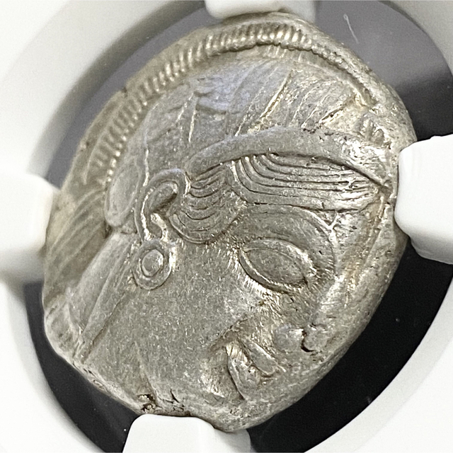 440-404年 古代 ギリシャ アテナ NGC 銀貨 アンティーク コイン | www ...