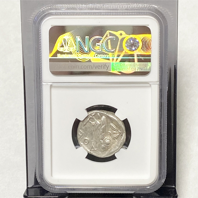 440-404年 古代 ギリシャ アテナ NGC 銀貨 アンティーク コイン | www ...