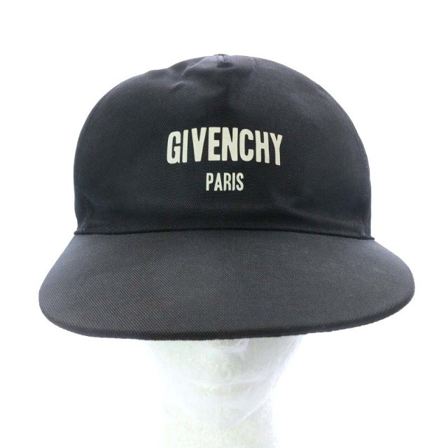 ジバンシィ GIVENCHY 帽子 キャップ 野球帽 カーブバイザー ロゴ 黒