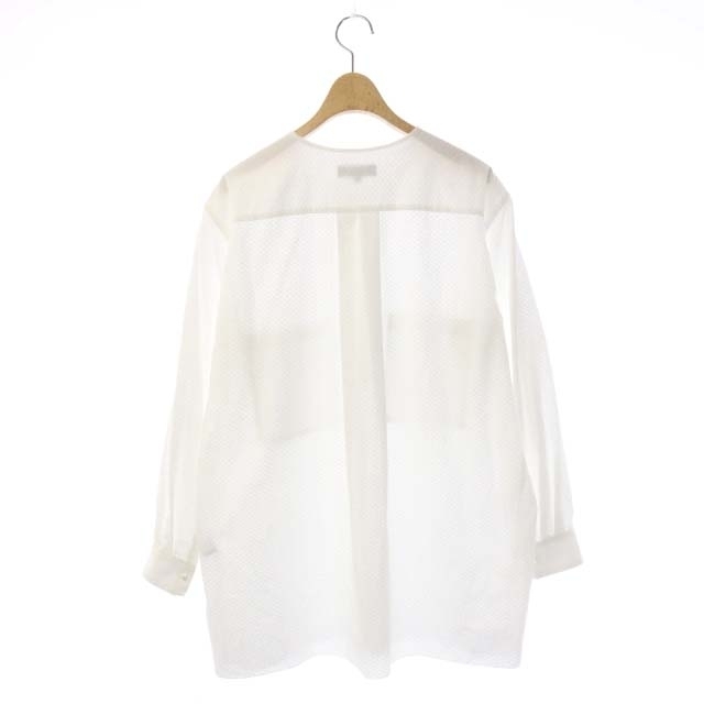 Drawer(ドゥロワー)のドゥロワー embroidered lace no collar shirt レディースのトップス(シャツ/ブラウス(長袖/七分))の商品写真