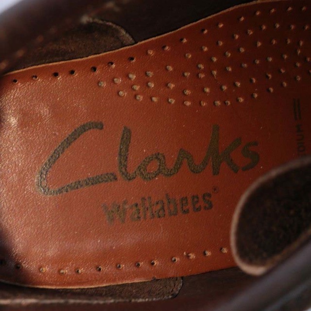 Clarks - クラークス ワラビーブーツ ショート フラット UK4.5D ダーク ...