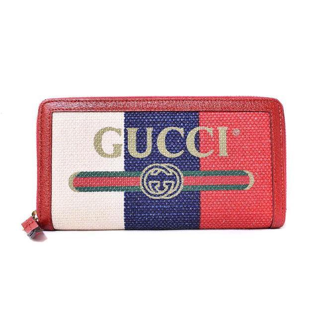 Gucci - GUCCI ヴィンテージロゴ 長財布 ロングウォレット キャンバス 524790