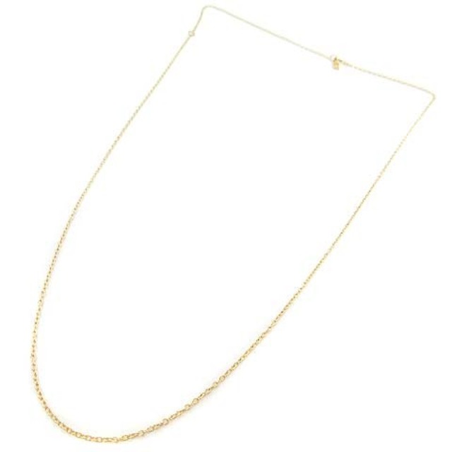 ルーベル RUEBELE CHAIN ネックレス チェーン 75cm ゴールド色76cmトップの大きさ